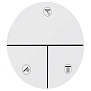 Hansgrohe ShowerSelect Comfort S Переключатель потоков для душа, на 3 источника, цвет: белый матовый фото в интернет-магазине САНТЕХСИТИ