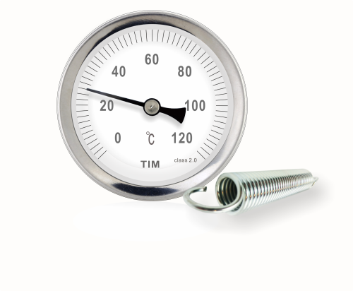 Термометр TIM накладной 63 мм фото в интернет-магазине САНТЕХСИТИ