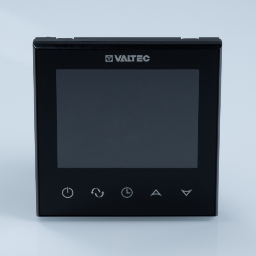 Термостат комнатный VALTEC VT.AC712.B.0 WIFI с датчиком температуры пола черный фото в интернет-магазине САНТЕХСИТИ