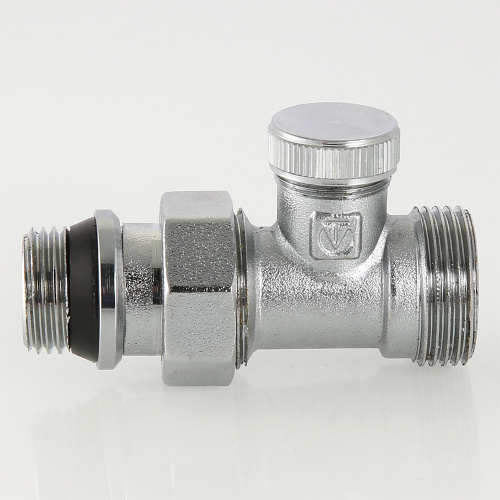 Радиаторный кран VALTEC под евроконус 1/2" нижний прямой с упл. фото в интернет-магазине САНТЕХСИТИ