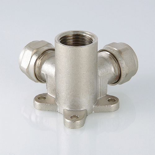 Обжимной фитинг VALTEC Водорозетка проходная 16х1/2" фото в интернет-магазине САНТЕХСИТИ