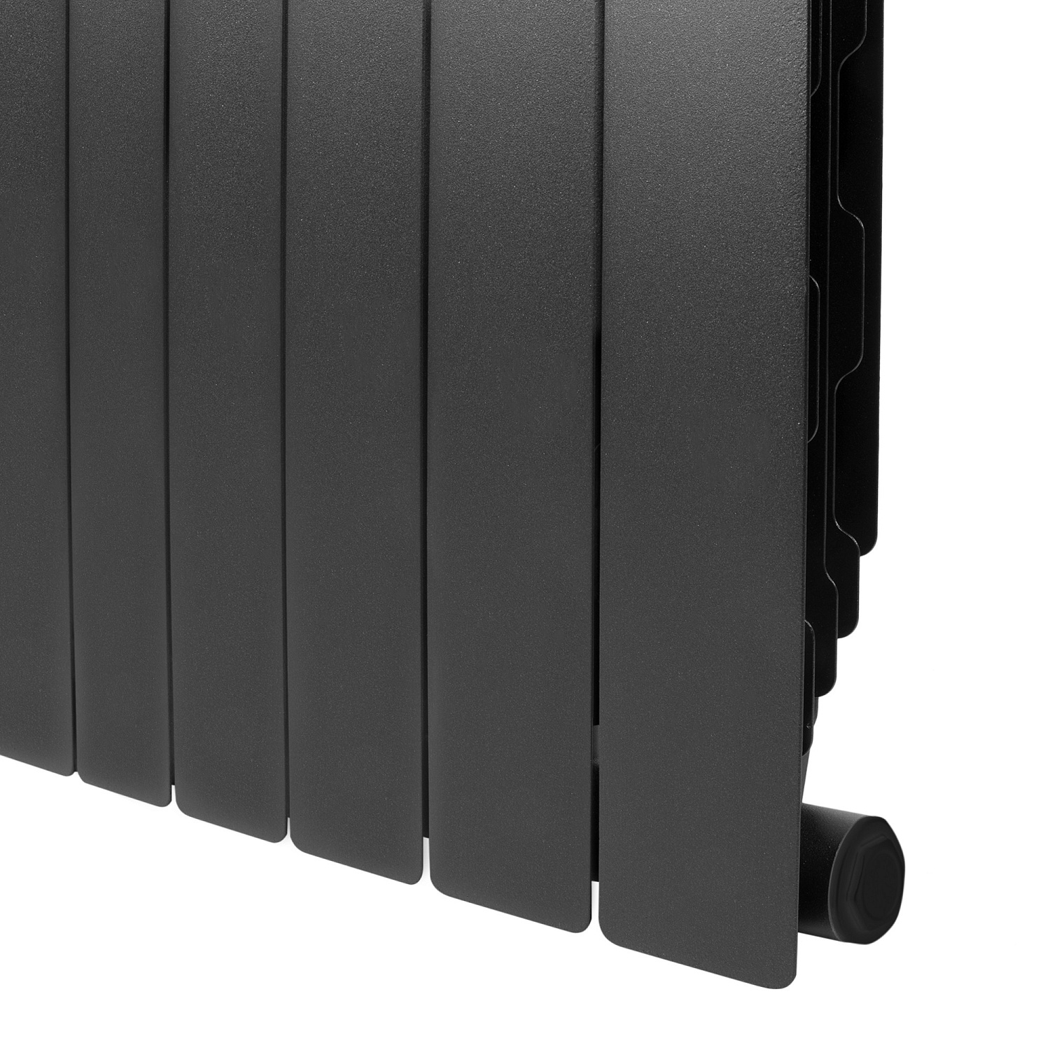 Радиатор биметаллический Royal Thermo Revolution Bimetall 500 2.0/Noir Sable – 10 секц. фото в интернет-магазине САНТЕХСИТИ