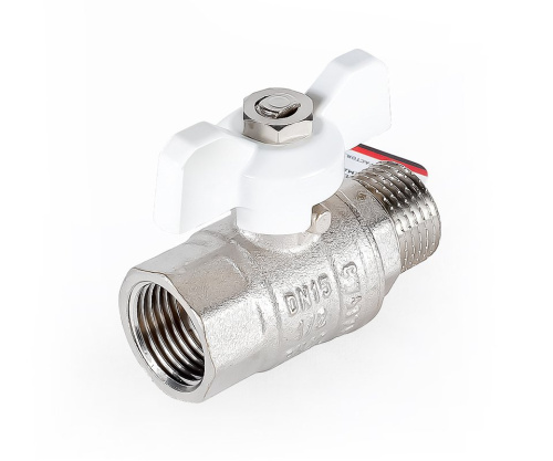 Кран шаровый PROFACTOR 1/2" вн.-нар. бабочка 12/120 фото в интернет-магазине САНТЕХСИТИ