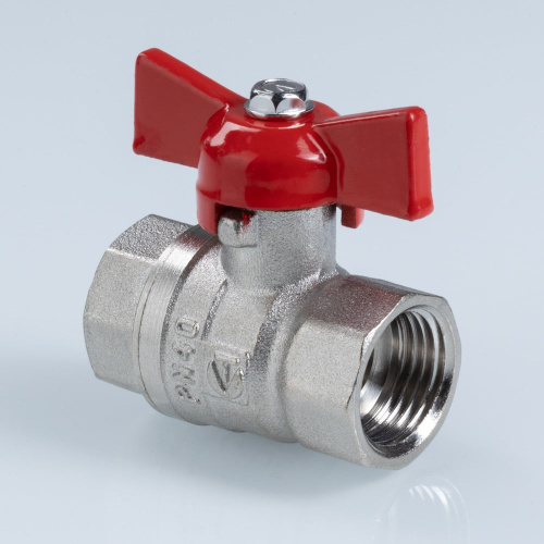 Кран шаровой VALTEC СТАНДАРТ ГОСТ 3/4" бабочка вн.-вн. (PN40) фото в интернет-магазине САНТЕХСИТИ