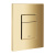 Накладная панель GROHE Skate Cosmopolitan 38732GL0 (кнопка квадратная) золото глянец фото в интернет-магазине САНТЕХСИТИ