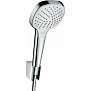 Hansgrohe Cromа Select E Vario Настенный держатель с ручным душем, цвет: хром/белый фото в интернет-магазине САНТЕХСИТИ