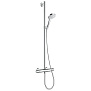 Hansgrohe Croma Select S Душевая система  SemiPipe Multi:  ручной душ, термостат для душа, штанга для душа, держатель для душа, цвет: белый/хром фото в интернет-магазине САНТЕХСИТИ