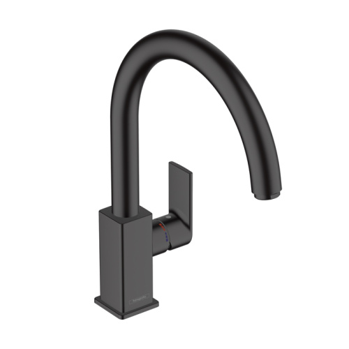 Hansgrohe Vernis Shape M35 Смеситель для раковины, однорычажный, излив 260 мм, цвет: матовый черный фото в интернет-магазине САНТЕХСИТИ