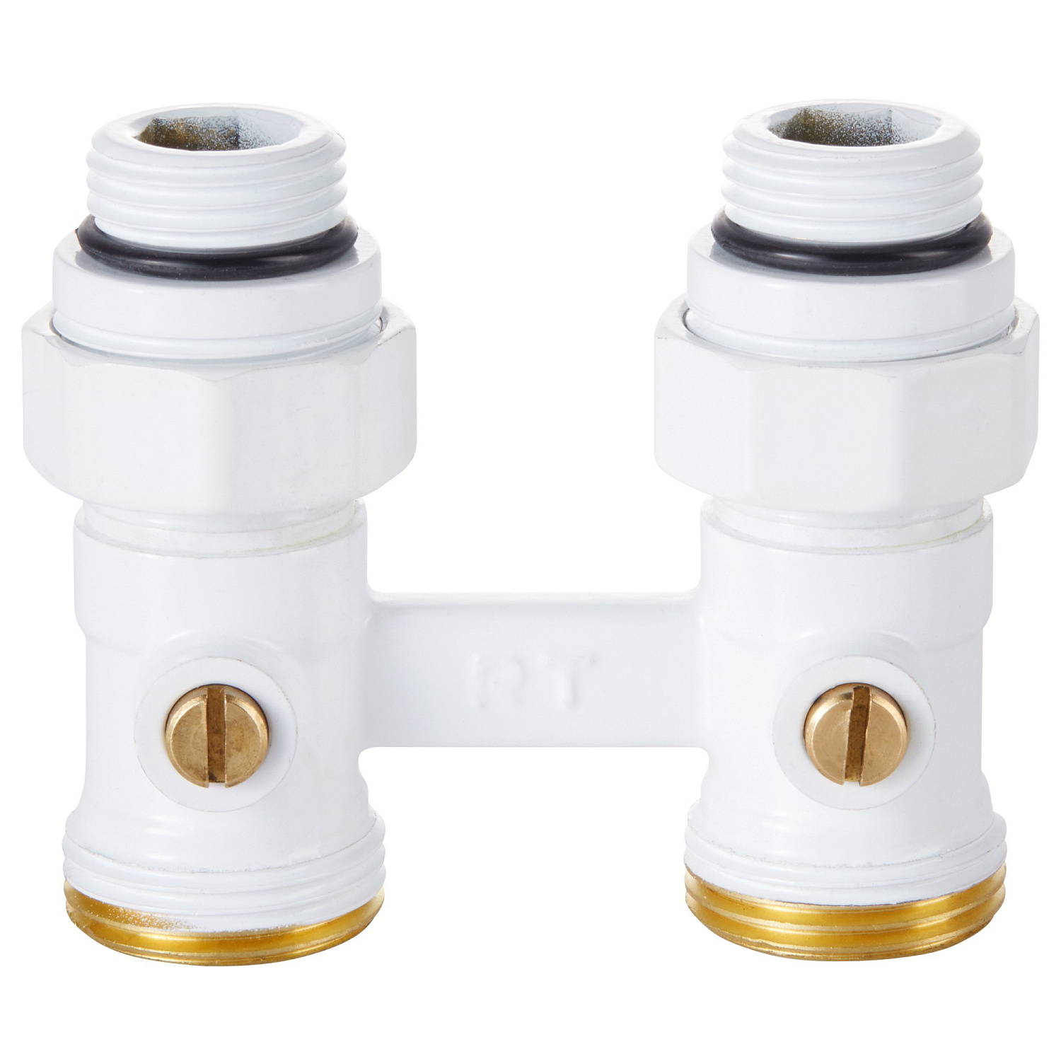 Узел нижнего подключения Royal Thermo прямой 1/2х3/4 EK (белый) фото в интернет-магазине САНТЕХСИТИ