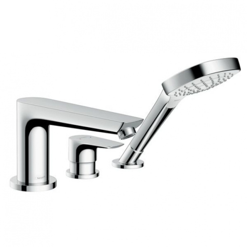 Hansgrohe Talis E, Смеситель на борт ванны, на 3 отверстия, Цвет: хром фото в интернет-магазине САНТЕХСИТИ
