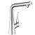 Hansgrohe Metris Select Смеситель  для кухни на 1 отв, поворотный излив, кнопка вкл/выкл воды, цвет: хром фото в интернет-магазине САНТЕХСИТИ