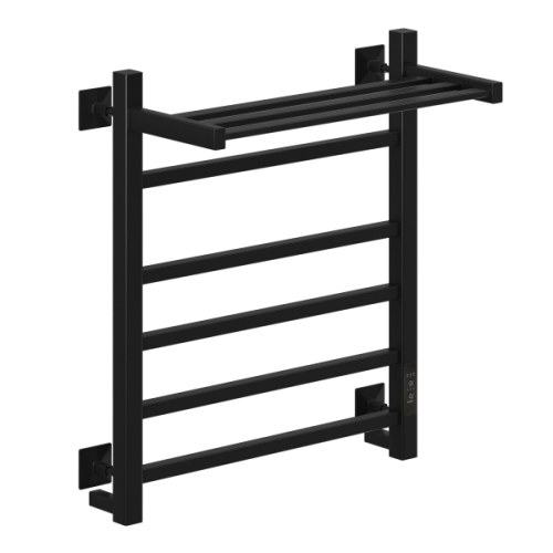 Полотенцесушитель НИКА с греющим кабелем STEP-2 ВП U 60/50 (RAL9005 mat) фото в интернет-магазине САНТЕХСИТИ