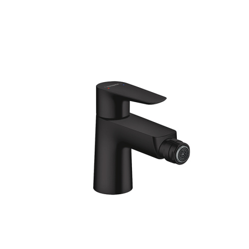 Hansgrohe Talis E Смеситель для биде на 1 отв, с донным клапаном, излив 116мм, цвет: черный матовый фото в интернет-магазине САНТЕХСИТИ