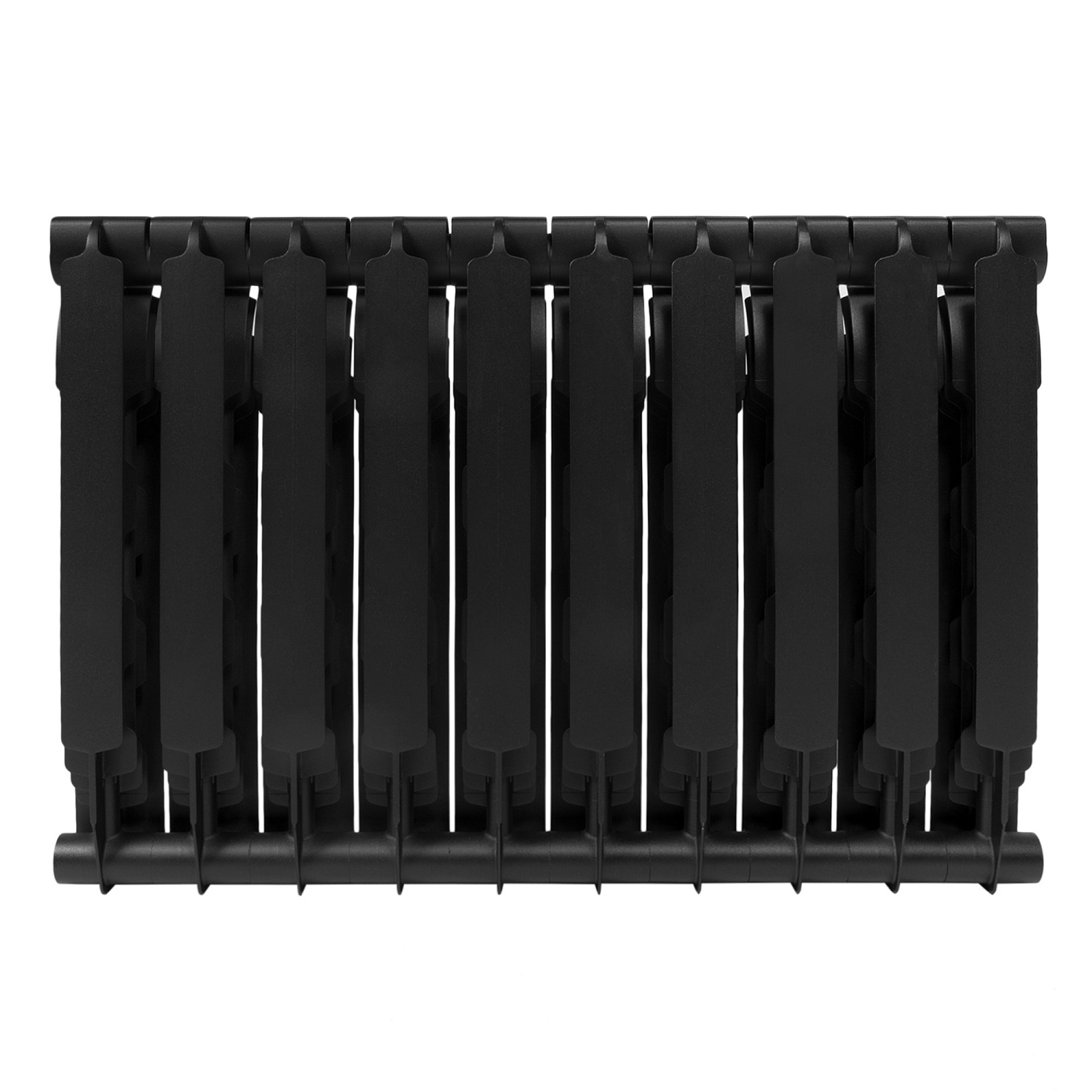 Радиатор биметаллический Royal Thermo Revolution Bimetall 500 2.0/Noir Sable – 10 секц. фото в интернет-магазине САНТЕХСИТИ