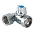 Кран проходной VALTEC для стиральной машины 1/2"х3/4"х1/2 фото в интернет-магазине САНТЕХСИТИ