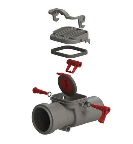 Обратный клапан Tatpolimer горизонтальный ТП-86.50 фото в интернет-магазине САНТЕХСИТИ