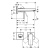 Hansgrohe Metropol Смеситель для раковины, .однорычажный, настенный, излив: 18см., внешняя часть, цвет: хром фото в интернет-магазине САНТЕХСИТИ