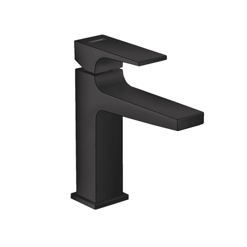 Hansgrohe Metropol Смеситель для раковины 110, на 1 отв, с донным клапаном, излив 135мм, цвет: черный матовый фото в интернет-магазине САНТЕХСИТИ
