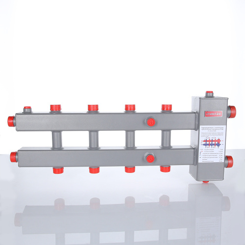 Гидроразделитель с коллектором VALTEC горизонтальный на 5 контуров, до 70 кВт фото в интернет-магазине САНТЕХСИТИ