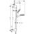 Hansgrohe Crometta Vario Unica Душевой набор: штанга 650mm, ручной душ, 1jet (Rain), EcoSmart, шланг, цвет: белый/хром фото в интернет-магазине САНТЕХСИТИ