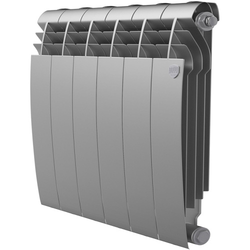 Радиатор биметаллический Royal Thermo BiLiner 500 Silver Satin - 6 секций фото в интернет-магазине САНТЕХСИТИ