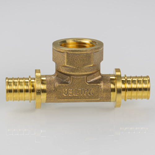 Аксиальный фитинг VALTEC Тройник с переходом на вн.р. 20х1/2"х20 фото в интернет-магазине САНТЕХСИТИ