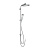 Hansgrohe Crometta S 240 SHP Душевая система 102см, с верхним &Oslash;240мм. и ручным душем, цвет: хром (без смесителя!) фото в интернет-магазине САНТЕХСИТИ