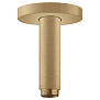 Hansgrohe Потолочное подсоединение верхнего душа 10см, цвет: шлифованная бронза фото в интернет-магазине САНТЕХСИТИ