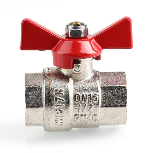 Кран шаровый VALTEC 3/4" вн.-вн. рукоятка бабочка фото в интернет-магазине САНТЕХСИТИ