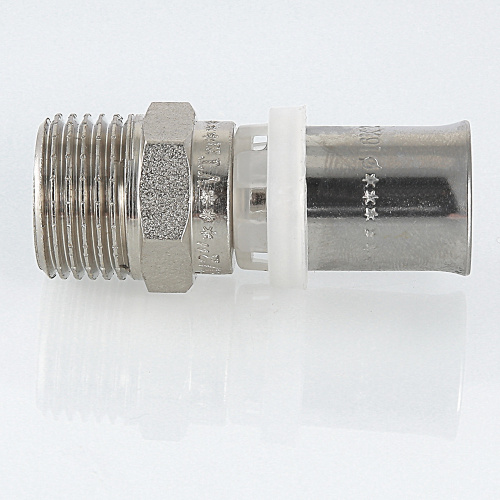 Пресс фитинг VALTEC Соединитель с переходом на нар. р. 26х3/4" фото в интернет-магазине САНТЕХСИТИ