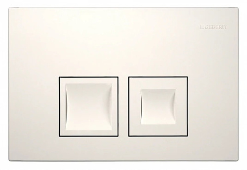 Накладная панель GEBERIT DELTA 50 115.135.11.1 цв. белый фото в интернет-магазине САНТЕХСИТИ