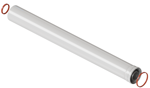 Труба коаксиальная VIVAT D60/100-1м (15) фото в интернет-магазине САНТЕХСИТИ