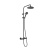 Hansgrohe Vernis Blend Душевая стойка с верхним душем 200 1jet с термостатом, цвет: матовый черный фото в интернет-магазине САНТЕХСИТИ Hansgrohe Vernis Blend Душевая стойка с верхним душем 200 1jet с термостатом, цвет: матовый черный фото в интернет-магазине САНТЕХСИТИ