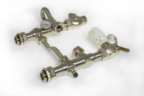 Насосно-смесительный узел БЕЗ НАСОСА ZEISSLER JH-1038 (130мм) фото в интернет-магазине САНТЕХСИТИ