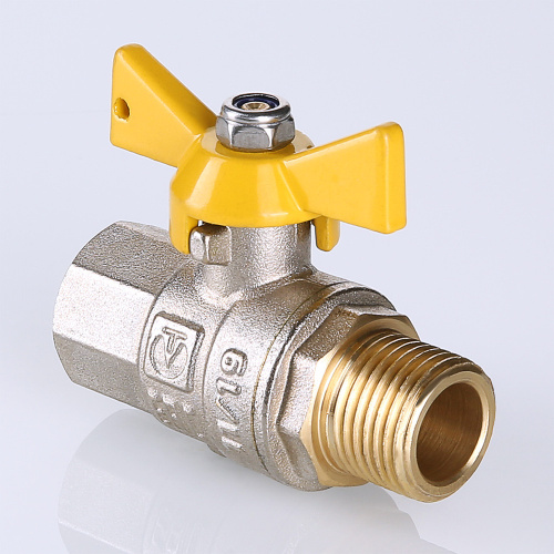 Кран шаровой VALTEC для газа VALGAS 1/2" вн-нар бабочка фото в интернет-магазине САНТЕХСИТИ