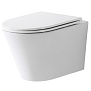 TECEspring K Комплект: унитаз подвесн Kompak 480*360ммt, со смывом Tornado flush, сиденье Slim с микролифт, белый глянец фото в интернет-магазине САНТЕХСИТИ