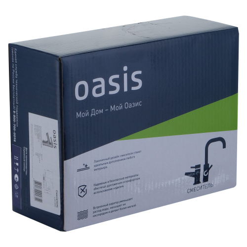 Смеситель OASIS для раковины L3013MG фото в интернет-магазине САНТЕХСИТИ