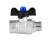 Кран шаровый PROFACTOR STRONG 1/2" вн.-нар. бабочка  фото в интернет-магазине САНТЕХСИТИ