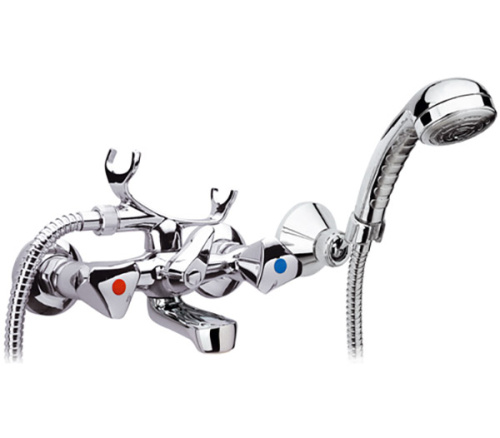 Смеситель для ванны литой излив REMER 02YG хром фото в интернет-магазине САНТЕХСИТИ