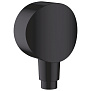 Hansgrohe FixFit Шланговое подсоединение, цвет: черный матовый фото в интернет-магазине САНТЕХСИТИ