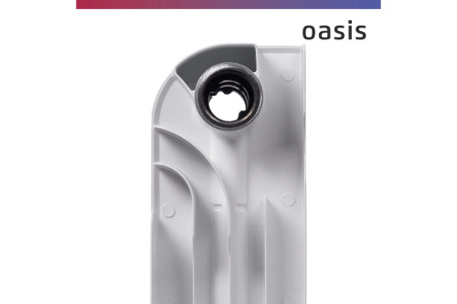Радиатор биметаллический OASIS PRO 200/100 12 секций фото в интернет-магазине САНТЕХСИТИ