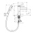 Hansgrohe Finoris Смеситель для раковины, 1 отв., с набором для биде и со шлангом 160см., цвет: хром фото в интернет-магазине САНТЕХСИТИ