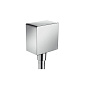 Hansgrohe Fixfit Square шланговое подсоединение, цвет: хром фото в интернет-магазине САНТЕХСИТИ
