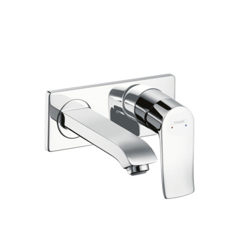 Hansgrohe Metris Настенный смеситель для раковины, однорычажный, излив: 17.7см., внешняя часть, цвет: хром фото в интернет-магазине САНТЕХСИТИ