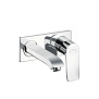 Hansgrohe Metris Настенный смеситель для раковины, однорычажный, излив: 17.7см., внешняя часть, цвет: хром фото в интернет-магазине САНТЕХСИТИ