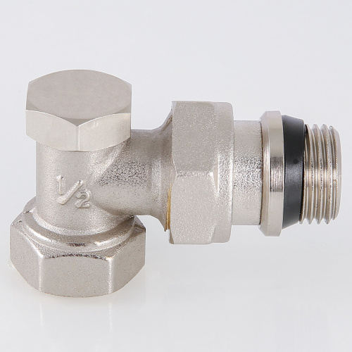 Радиаторный кран VALTEC 1/2" нижний угловой с упл фото в интернет-магазине САНТЕХСИТИ