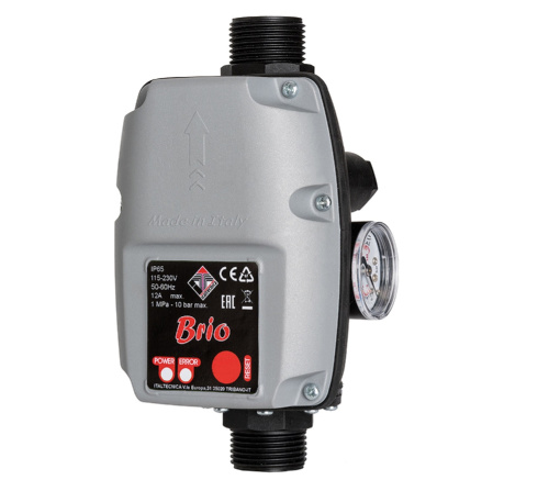 Блок автоматики ITALTECNICA BRIO-M с перезап. (кабель) max.12A 1/N/PE 230V фото в интернет-магазине САНТЕХСИТИ
