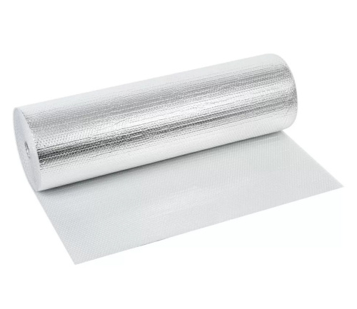 Подложка для теплого пола Алюбабл 4мм АЛ-Т183/10 с защитой (рулон 30м²) фото в интернет-магазине САНТЕХСИТИ