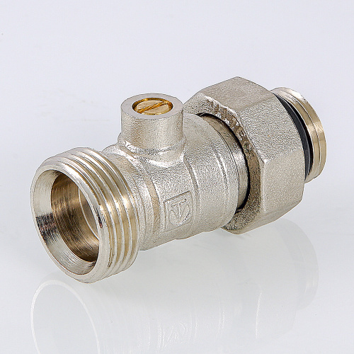 Кран VALTEC для нижнего подкл. рад. под евроконус 1/2"х3/4EK (25/150) фото в интернет-магазине САНТЕХСИТИ
