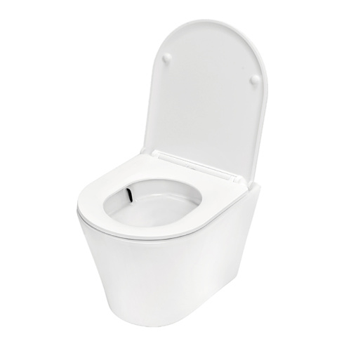 TECEspring K Комплект: унитаз подвесн Kompak 480*360ммt, со смывом Tornado flush, сиденье Slim с микролифт, белый глянец фото в интернет-магазине САНТЕХСИТИ